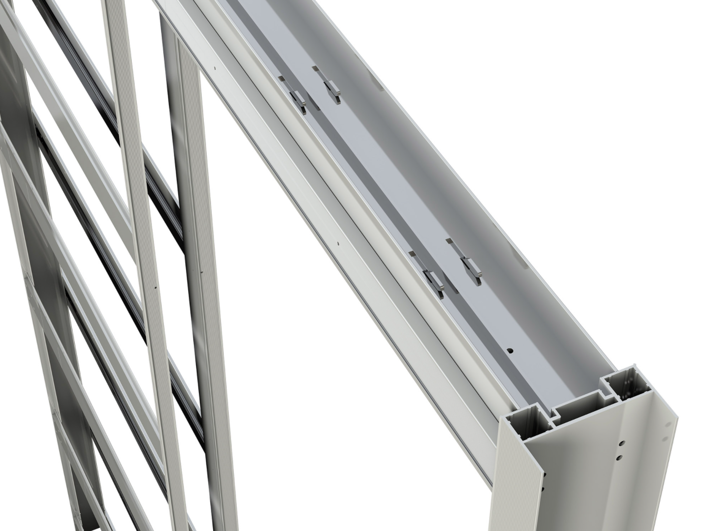 "FINE" (Misure italiane) Controtelaio filomuro per porte scorrevoli cartongesso | PROMANI