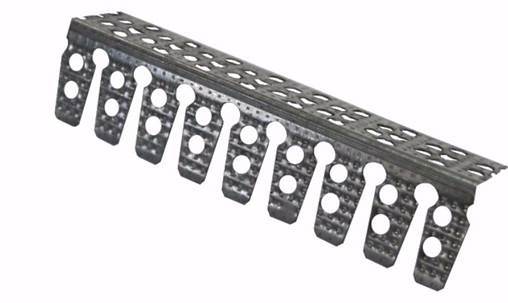 Paraspigolo ad arco per cartongesso in lamiera zincata 30x30mm